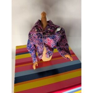 BARBIE JACKET VINTAGE 1989 BARBIE AND THE BEAT PINK JACKET ONLY